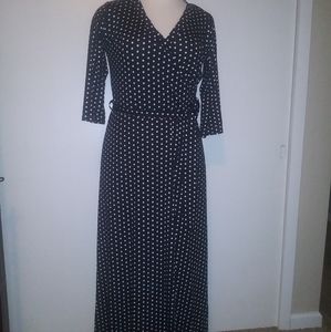 Polkadot maxi dress